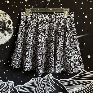 Printed Circle Skirt